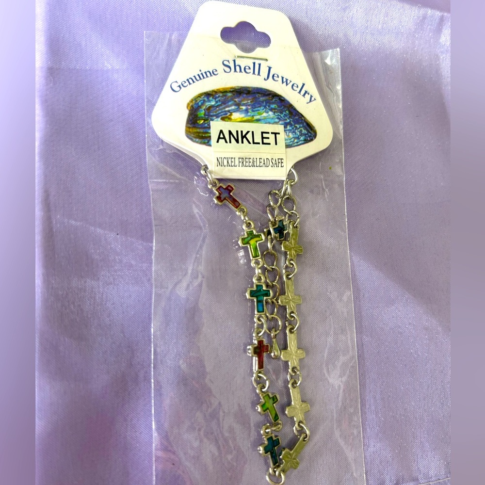 New cross anklet